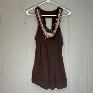 Brown Tank Top